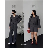 (Expert) ECINOS - Spring Top - Women's Top (Cropped and Relaxed Fit V-Neck Top)