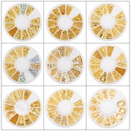 Metal Nail Stick Gold Nail Art Parts Nail Art Accessories Nail Art Decoration For Nail Decoration 3D