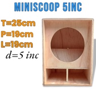5 inch 4 inch Miniscope speaker Box, 9mm plywood