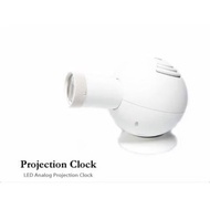 OVO LED投射鐘-黑阿拉伯數字/白刻度