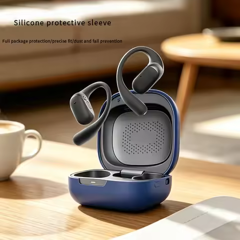 For Shokz OpenFit 2 Ai T922 Headphone Protective Case, Shockproof Scratch Resistant Earbuds Cover Po