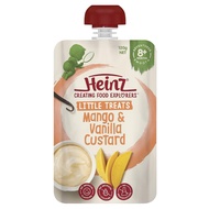Heinz Little Treats Mango & Vanilla Custard Baby Food Pouch 120g 8m+