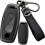 SANRILY Keyless Metal 2/3/4/5 Button Smart Key Fob Cover Compatible with Nissan Rouge 2024 2023 X-tr
