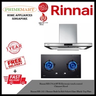 Rinnai RH-C91A-SSVR Chimney Hood + Rinnai RB-72G 2 Burner Built-in Hob *BUNDLE DEAL - FREE DELIVERY