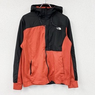 THE NORTH FACE 全拉鍊連帽夾克，RED， L 碼（古著）