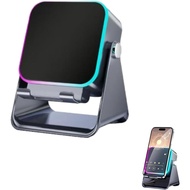 Wireless Induction Audio Speaker Stand, Wireless Induction Bluetooth Speaker, 5-in-1 Phone Stand, Wi
