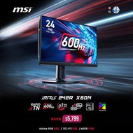 MSI  MPG 242R X60N｜600Hz 專業級電競顯示器