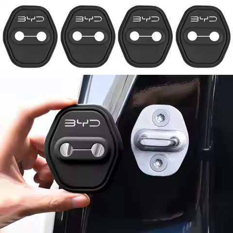 Silicone Car Door Lock Cover Stickers For BYD F0 G3 I3 M6 G3 G5 T3 F3 F0 S6 S7 E5 E6 L3 Tang Atto3 S