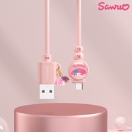 Disney X Sanrio SJ-725 data cable TYPE-C/IOS fast charging cable Apple car charging cable 1M