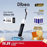 Dibea H8 Cordless Smart Wet Dry Floor Washer & Vacuum Cleaner 13kPa Suction