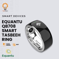 Cincin Dzikir Digital Equantu QB708 – Smart Zikr Ring Touch Screen, Alarm Getar, Pengingat Sholat, B