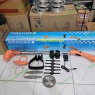 Promo Mesin Potong Rumput Orange Cordless Batera Charger