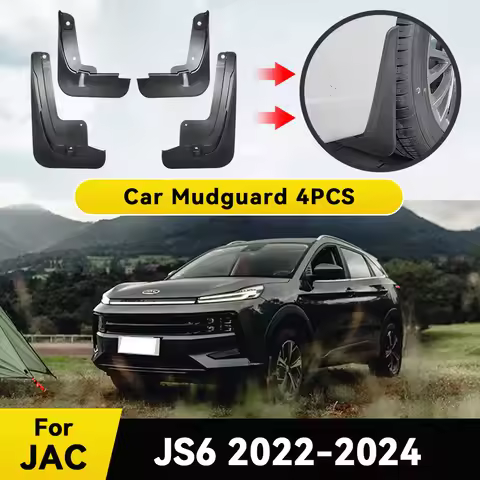 For JAC JS6 2022 2023 2024 Mud Flaps Splash Guard Mudguards MudFlaps Front Rear Fender Auto Styline