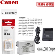 New Canon LP-E8 Battery LC-E8C LC-E8E Battery Charger For Canon LP E8 EOS 550D 600D 650D 700DT2i T3i