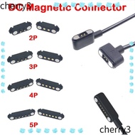 CHERRY Pogopin Magnetic Connector, 2A Waterproof DC Magnetic Pogo Pin Connector, High Current 2Pin 3