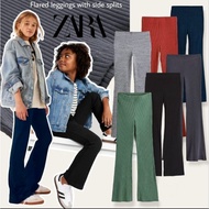 Zra Flare Rib cutbray leggings size 4y to 16y