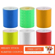 Nearbeauty Cycling Reflective Tape 5cmx3m Safety Adhesive Roll Sticker For Trailers Cars Bike Bicycle Stickers