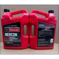 FORD MOTORCRAFT MERCON LV AUTOMATIC TRANSMISSION FLUID 5 U.S. QUARTS (4.73L)