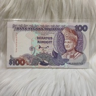 Malaysia Series 7 1995,, Rm100 Ringgit, Prefix AL .Gem UNC Original BANKNOTES