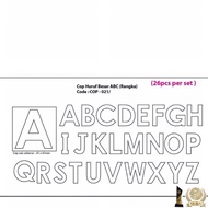 Cop Huruf Besar ABC (Rangka) /Rubber Stamp ABC