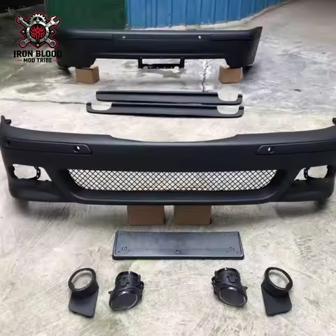 Suitable for BMW E39 96-03 model modified to M5 style front and rear bumpers