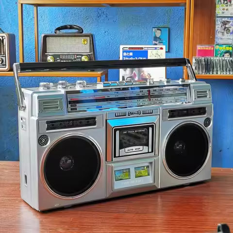 Retro retro cassette player cassette player cassette player radio receiver Bluetooth speaker TF card