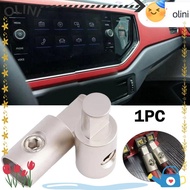 OLINI Car Speaker Wire Terminal, Pure Copper Silver Car Audio Connector,  1/0 Gauge To 0 Gauge Wire 