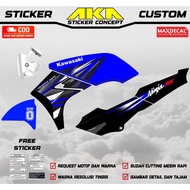 Kawasaki Ninja SS 2013 striping Sticker, maxdecal transparent (can be requested)