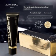 sunblock tinted sunscreen [Official Authentic] Qiukou Light Enjoy Sunshine Retouching Isolation Whit