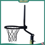 [HellerySG] Basketball Hoop for Trampoline Basketball Training Toy with Bracket Basketball Goal Garden All Ages Kids Backyard