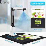 Portable 8 Mega-pixel High Definition Doc  File Scanner Capture Size A4 Document Scan Camera For Win