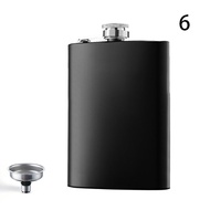 LivingEa 8oz thép không gỉ Hip Flask với Phễu Pocket Hip Flask rượu Whisky vít cap Hip Flask drinkwa