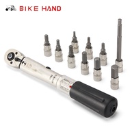 BIKEHAND Bicycle Repair Tools Kit Bike Torque Wrench Allen Key Tool Socket Set Road MTB Bike Tools 1/4'' Torque Fix Set 2-24 NM