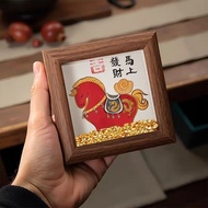 2026 Chinese New Year Year Year of the Horse Wooden Photo Frame 13cm Ornaments Horse to Success mean