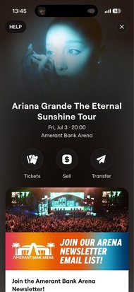 急放florida Ariana Grande The Eternal Sunshine Tour Ticket