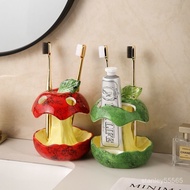 Taoyuan Shipment Selected Toilet Electric Toothbrush Toothpaste Rack 2025 Ceramic Bathroom Washstand