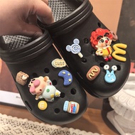 crocs jibbitz jibbitz New Cute Three-Dimensional Funny Hole Shoes Shoes Flower Wheat Door Shoes Flow