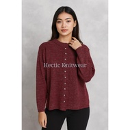 Hectic Caroline Cardigan Acrylic Twist Knitwear Women Basic Minimalist