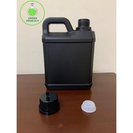 PUTIH HITAM 1 LITER JERRY CAN SHORT BOX SOLID BLACK AND SOLID WHITE / 1 SHORT BOX JERRY CAN