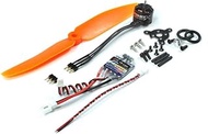 2S 7.4V Micro Brushless Motor MC1108-4000KV with 1S/2S 5A ESC+5030 Prop Power Combo Used for Fixed W