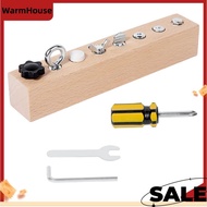 Montessori Wooden Toy for Kids - Screw Nut Disassembly, Enhances Fine Motor Skills