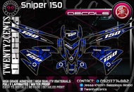 Sniper 150 decals / sticker Version 1