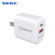 日本SEKC USB-C PD + QC3.0 20W 二孔電源供應器