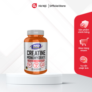 Viên uống tăng sức mạnh Now Creatine Monohydrate 750mg nhập khẩu Mỹ - Gymstore
