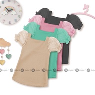 Moana DRESS Girls Polka Dot Tile Sleeve ribknit Material 1-6 Years Old Knit F