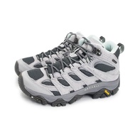 MERRELL MOAB 3 MID WP防潑水中筒登山戶外健行鞋 女鞋-灰色