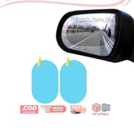 (2Pcs) Anti fog Car Rearview Mirror Protector Glass Sticker Waterproof Rain Dew