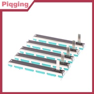 Piqging 5 Pcs 75 MM Double B10K Oril B10KX2 Behringer Pot Mixer Fader TH
