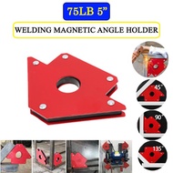 75LBS (5") Magnetic Welding Angle Holder Positioners Tools Strong Magnet Arrow Corner Support