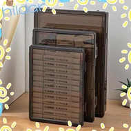 HLAR Certificate Storage Box, A4 Dustproof A4 File Box,  Plastic Transparent Multifunctional Data So